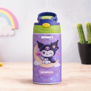 Customized Cute Black Cat Theme Sipper for Kids