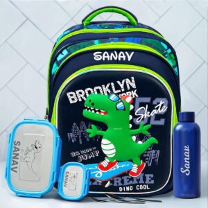 Personalized 3D Dinosaur School Bag