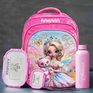 Personalized Pink Sparkle Bags For Girls