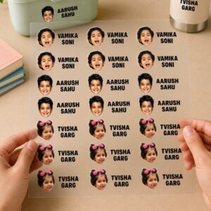 3D Waterproof Face Stickers for Kids