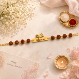 Personalized Bike Name Rudraksh Rakhi