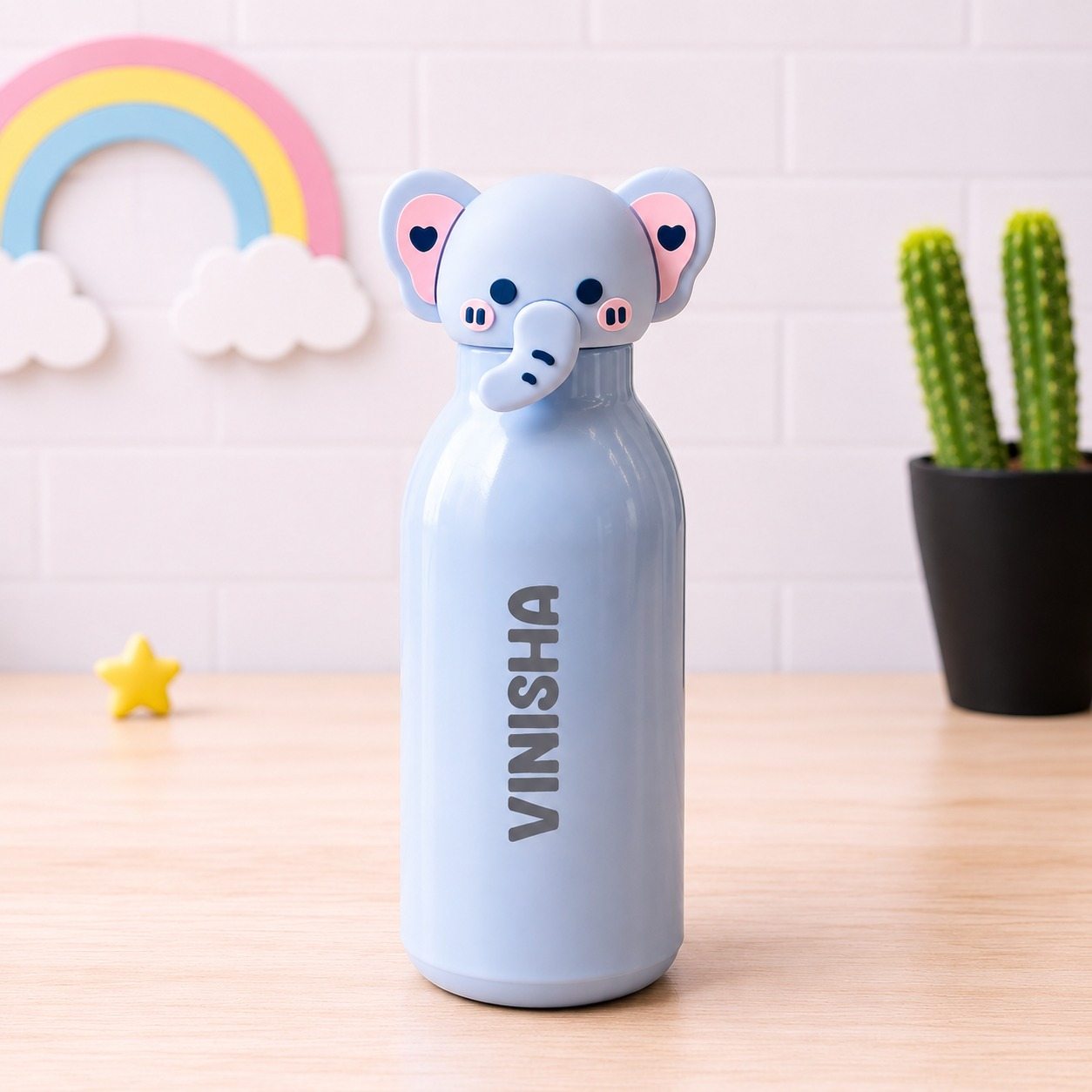 Customized Cute Animal Kids Flask - Image 2