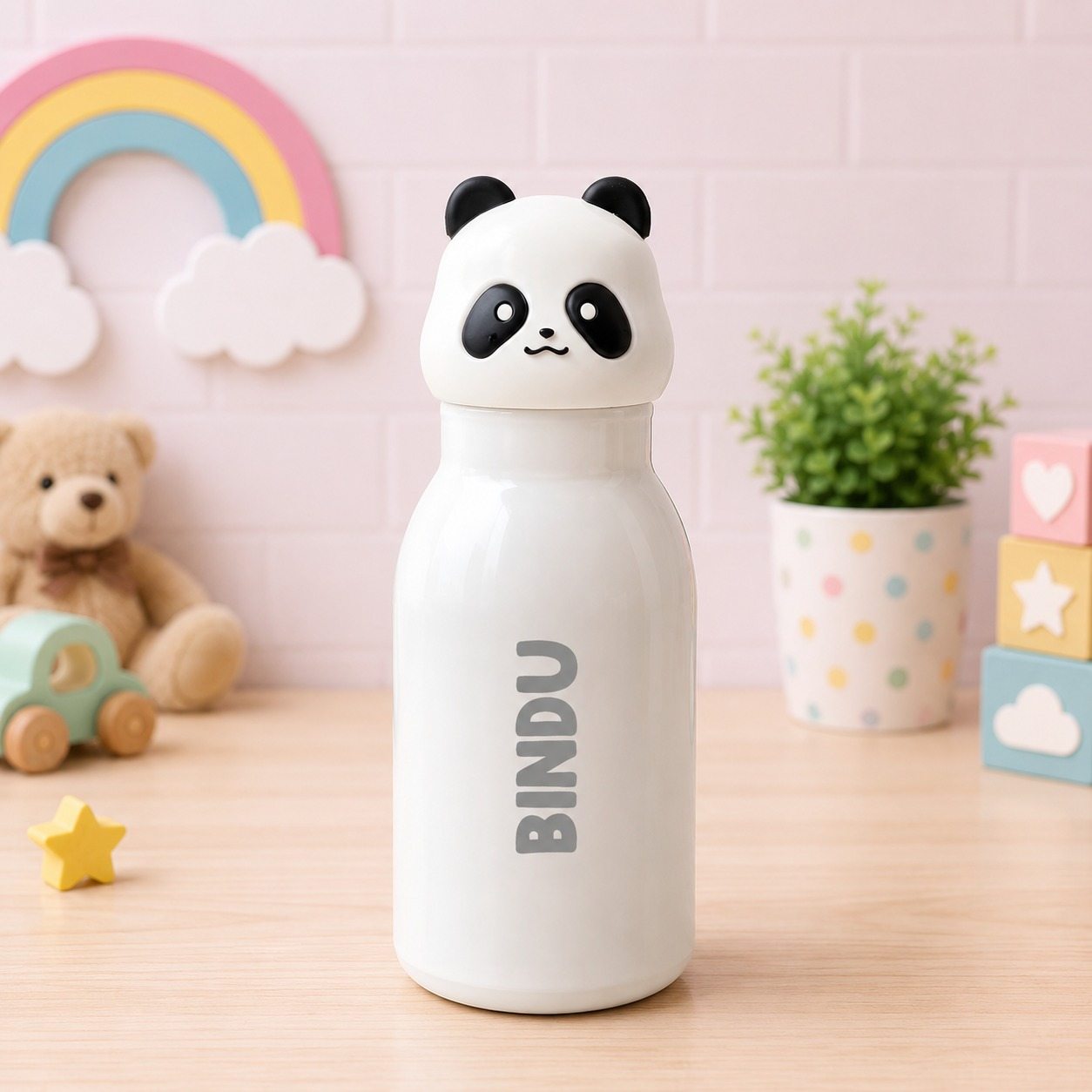 Customized Cute Animal Kids Flask - Image 3
